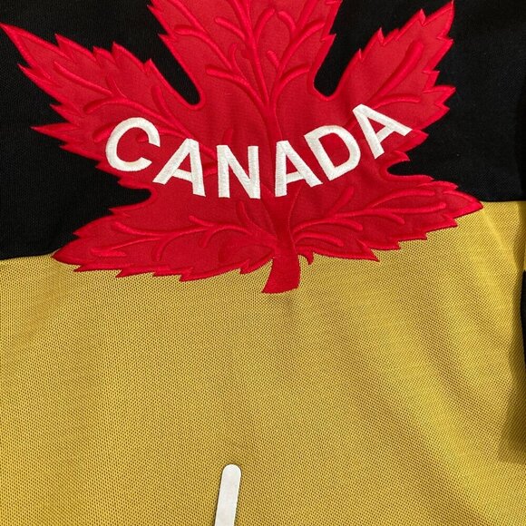 Vintage Team Canada Winnipeg Falcons Nike Hockey Jersey V-Series Gold NHL XL - Picture 4 of 16